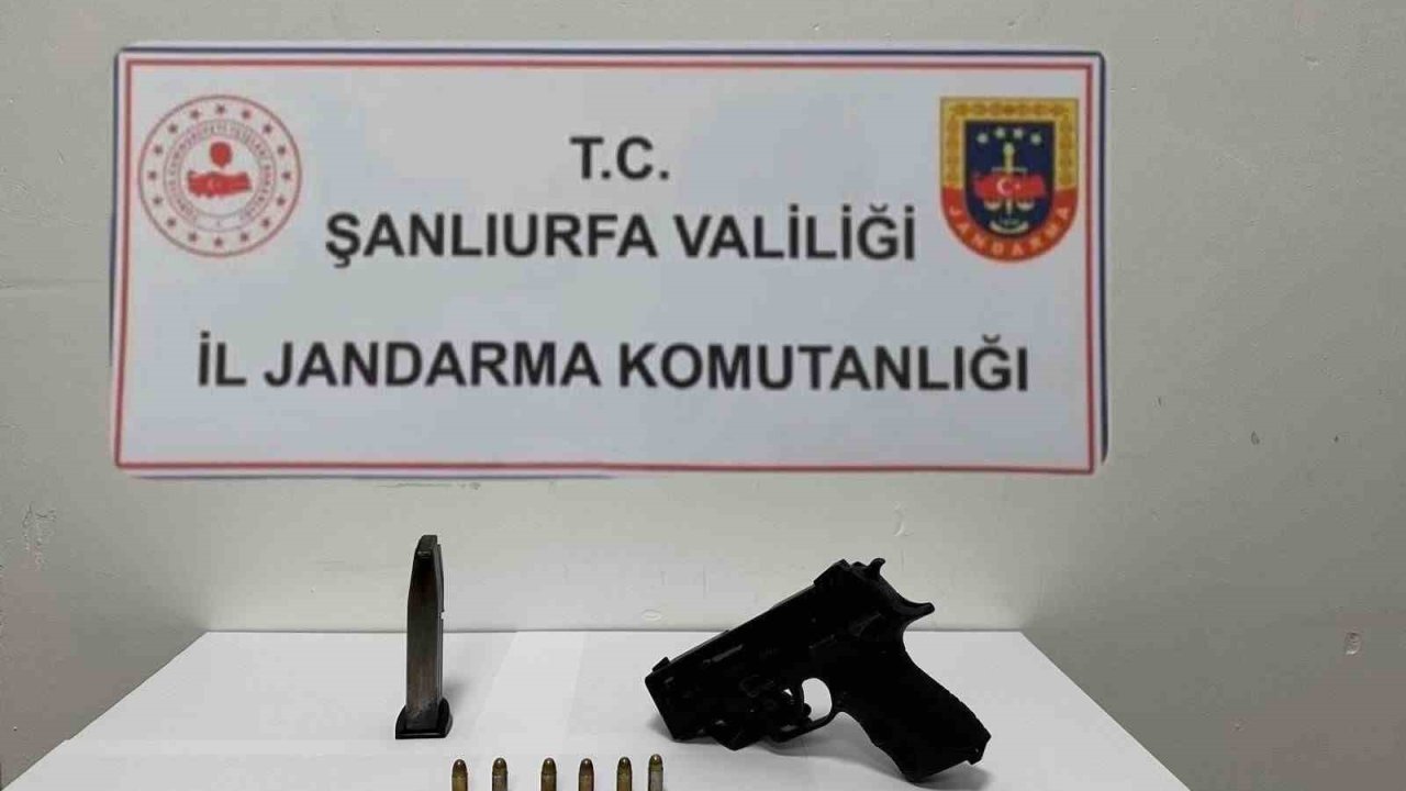 Şanlıurfa’da ruhsatsız silah operasyonu