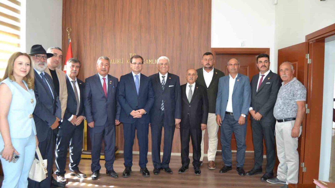 Türkiye Muhtarlar Federasyonu Genel Başkanı Salihli’de temaslarda bulundu