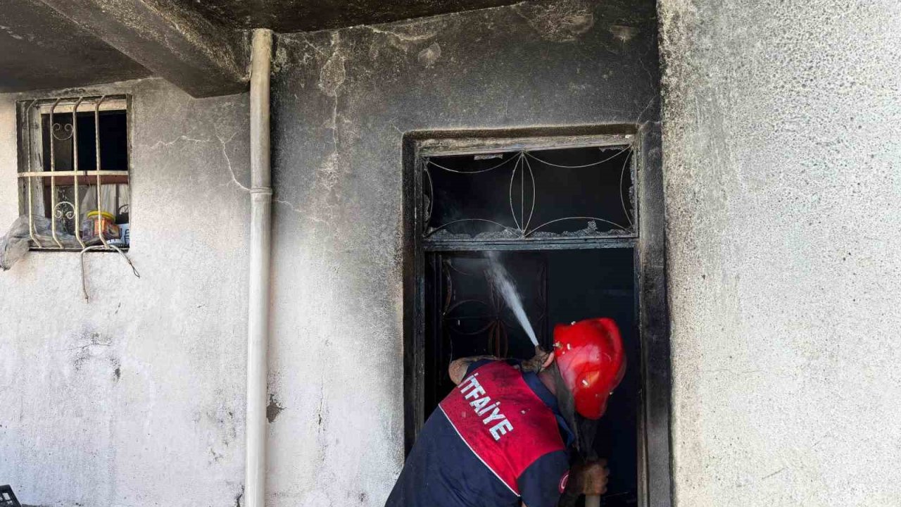 Sungurlu’da evde çıkan yangın paniğe sebep oldu