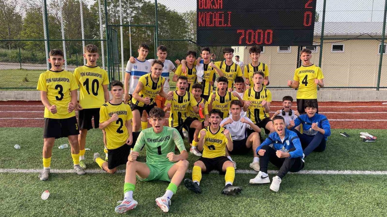 U15 Türkiye Şampiyonasının Bilecik etabının şampiyonu Yenikaramanspor oldu