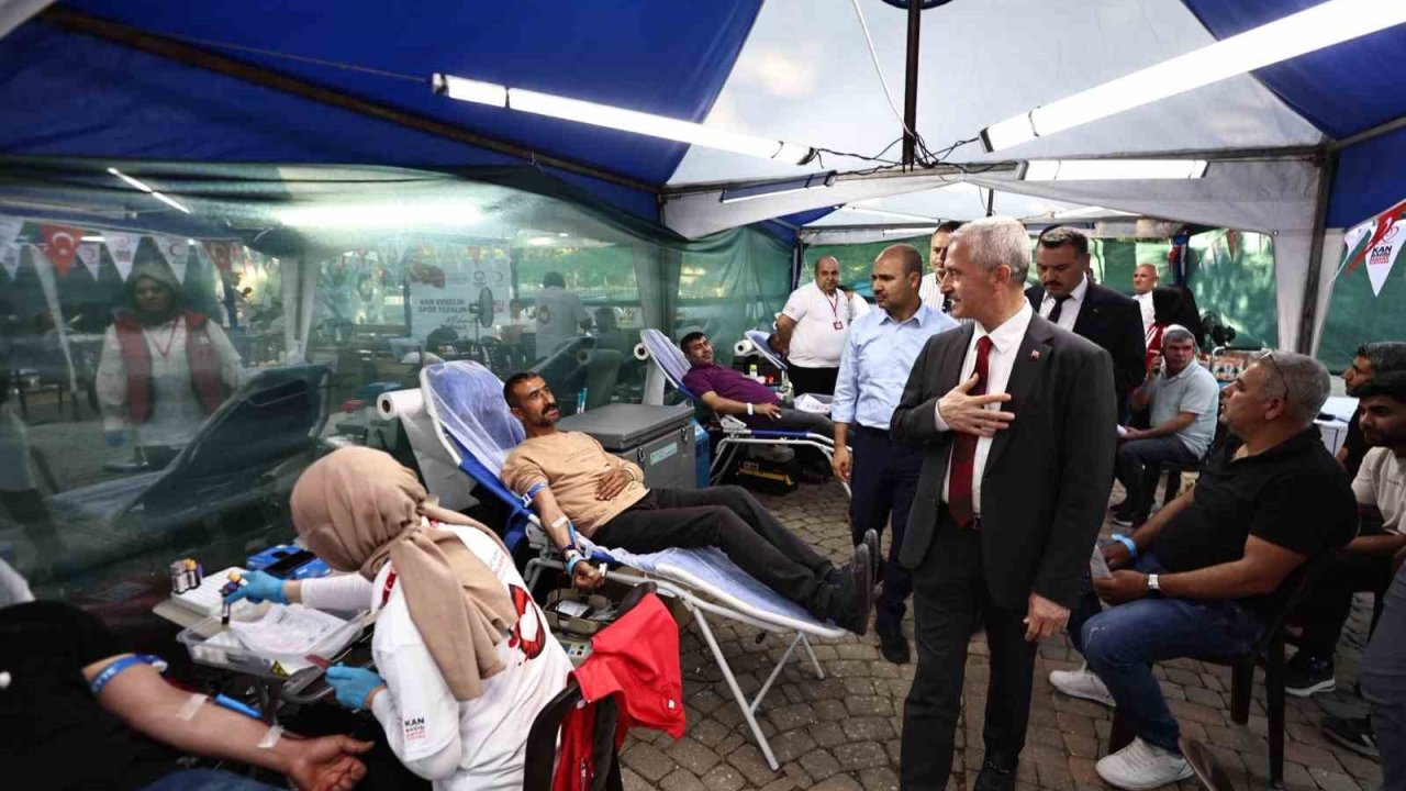 Şahinbey Belediyesi’nden yeni rekor:  13 bin 625 ünite kan bağışı
