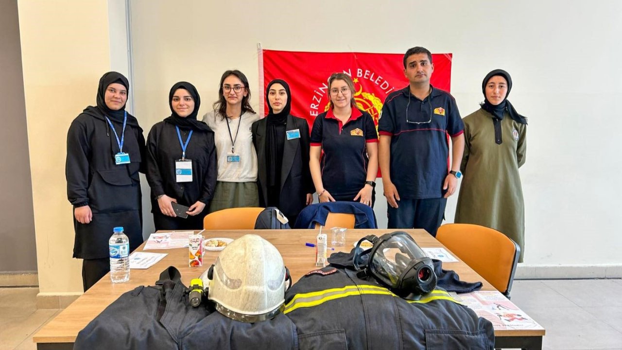İtfaiyecilik mesleği öğrencilere anlatıldı