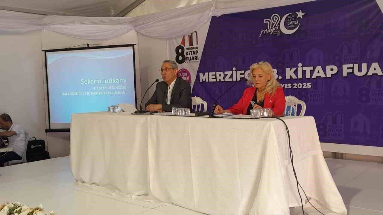 Kitap Fuarında şeker hastalığı sunumu yapıldı