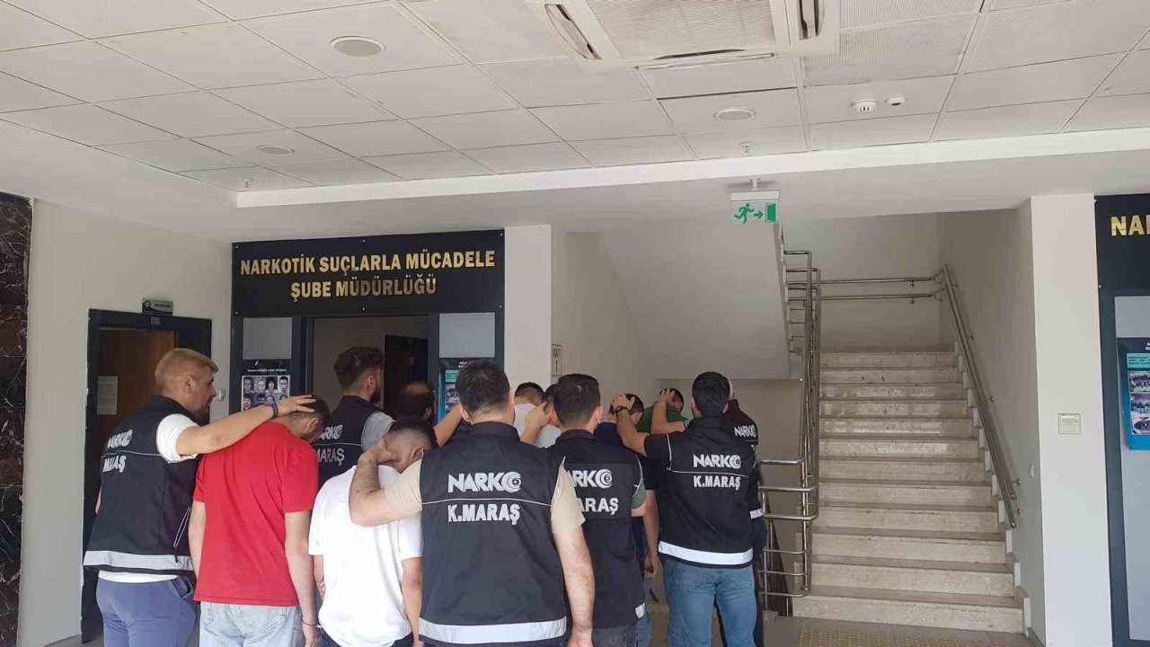 Kahramanmaraş’ta uyuşturucuya 14 tutuklama