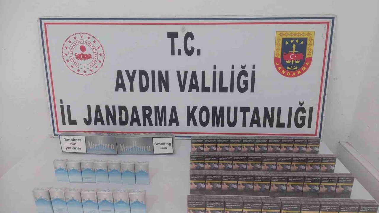 Didim’de bandrolsüz sigara ele geçirildi