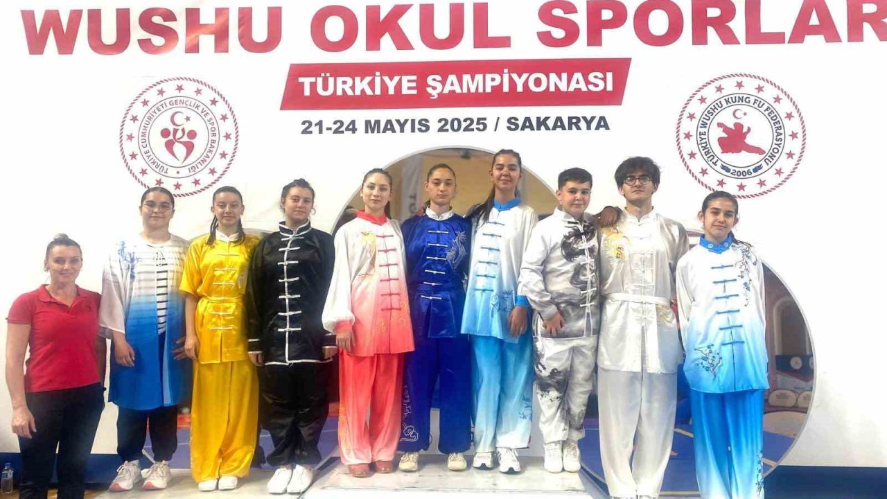 Wushu Türkiye Şampiyonası’nda Eskişehir’den başarı
