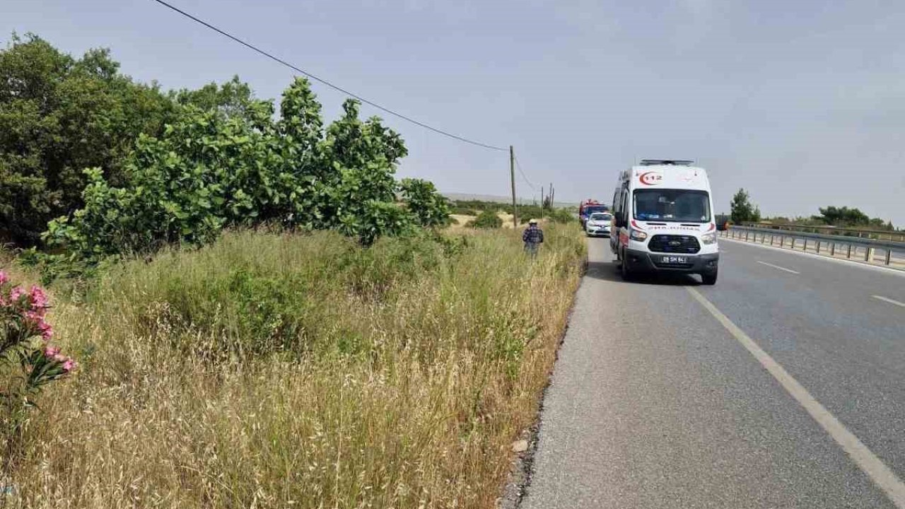 Didim’de araç takla attı: 1 yaralı