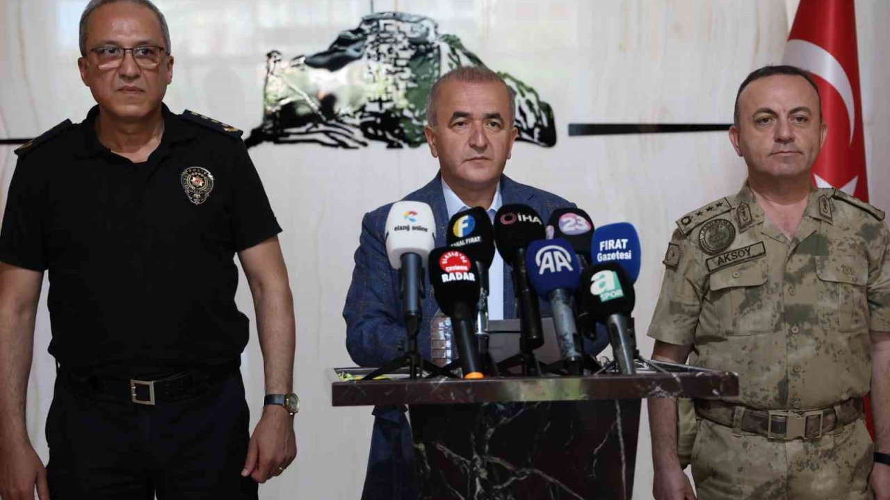 Vali Hatipoğlu: "Elazığspor-Vanspor maçında 3 bin 66 personel görev alacak"