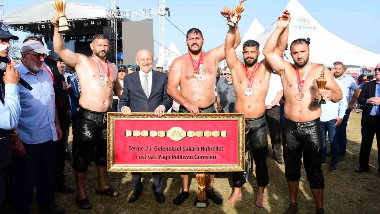 25. Sakarlı Hıdırellez Festivali’nde Başpehlivan Tanju Gemici oldu