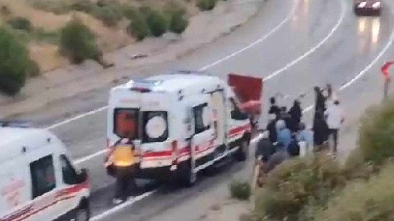 Edremit’te trafik kazası sonrası facianın eşiğinden dönüldü