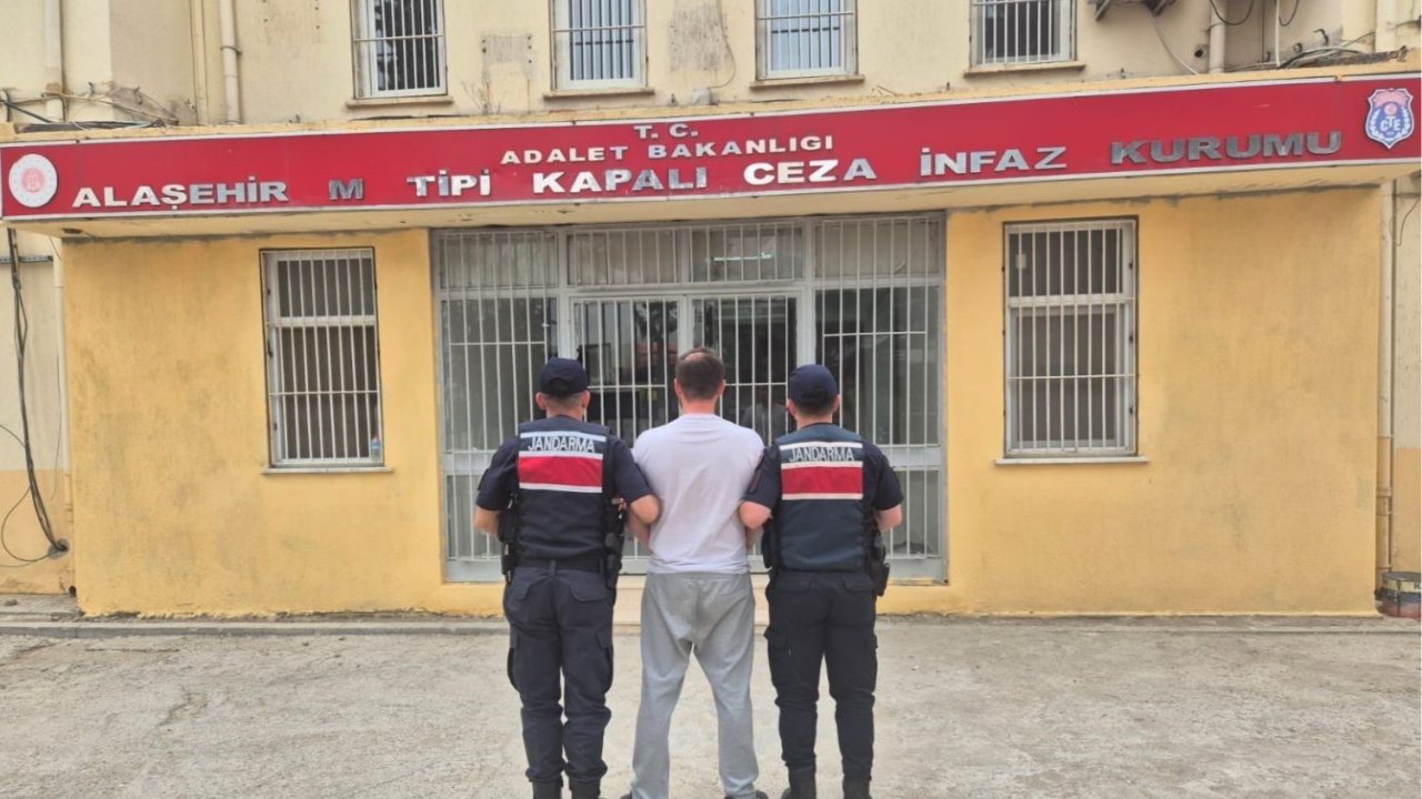 Manisa’da aranan şahıs jandarma operasyonuyla yakalandı