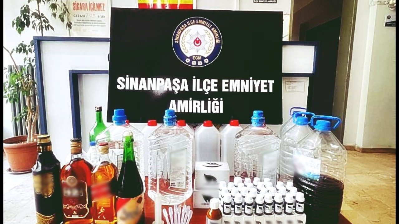 Polisten kaçak alkol operasyonu