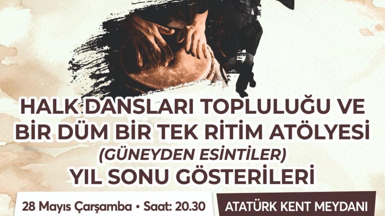 Büyükşehir konservatuvarından yıl sonu gösterisine davet