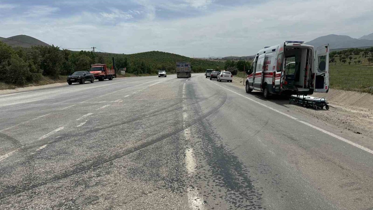 Malatya’da otomobil takla attı, 1 kişi yaralandı