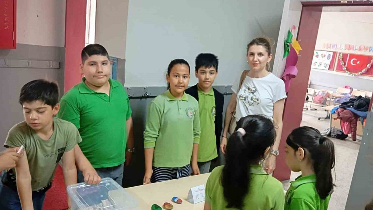 Arkadaşları minik Mert’in iyileşmesi için ele ele verdi