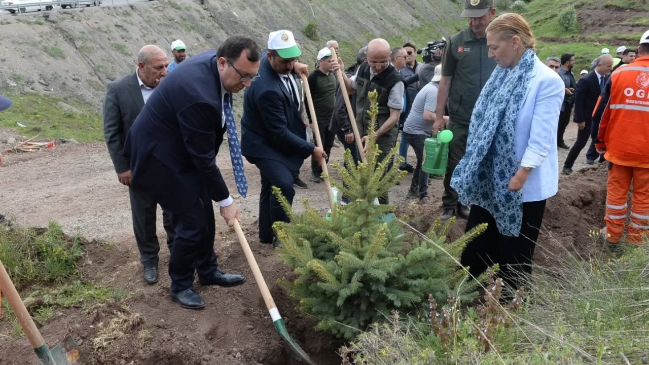 TBMM’nin 105. yılı anısına 105 bin fidan toprakla buluştu