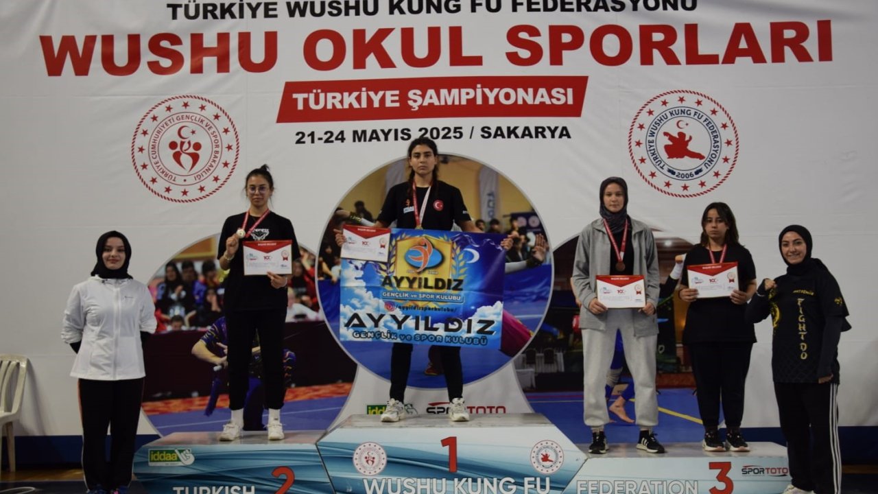Niğdeli Wushu sporcularından Türkiye Şampiyonası’nda üç madalya