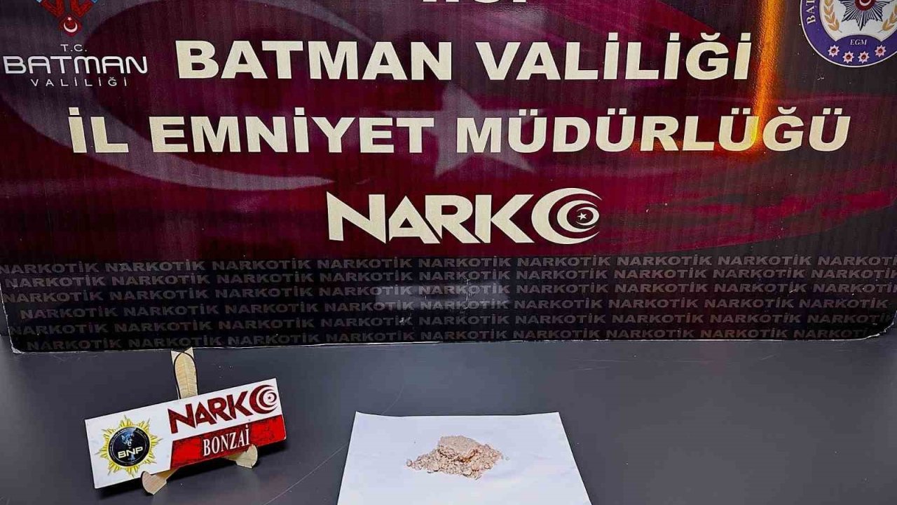 Batman’da uyuşturucu operasyonunda 2 tutuklama