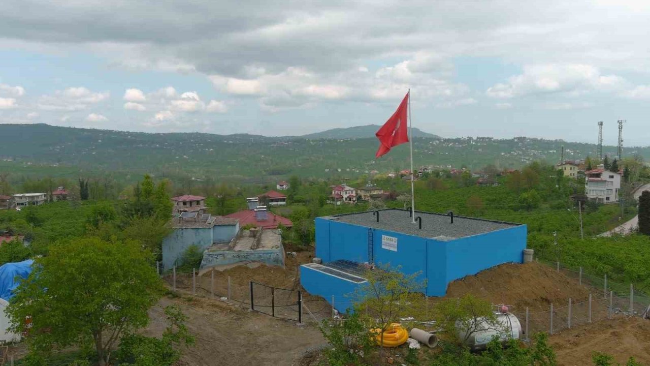 Ordu’da bin 500 hanenin uzun yıllar su ihtiyacını karşılayacak depo hizmete başladı