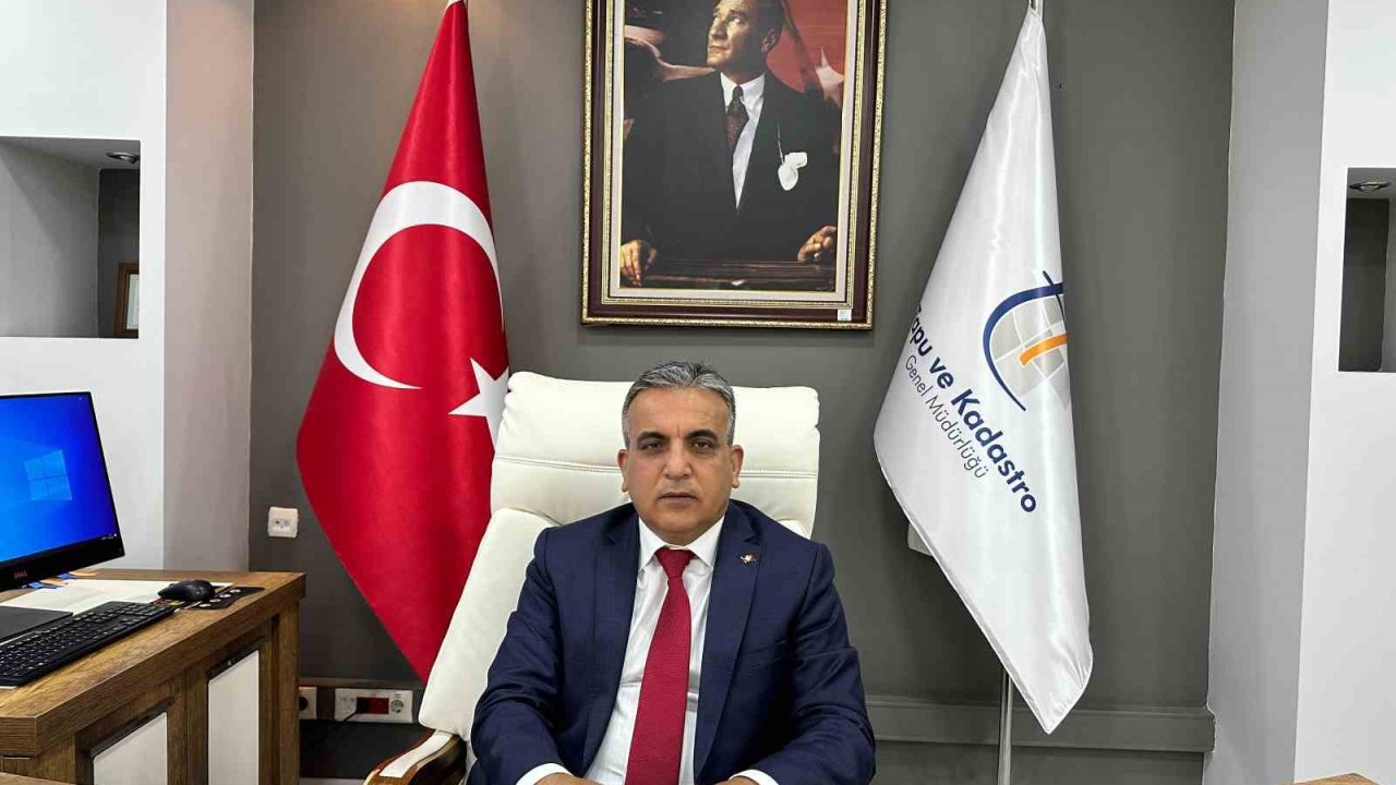 Tapu ve Kadastro Bölge Müdürü Mustafa Aslan göreve başladı