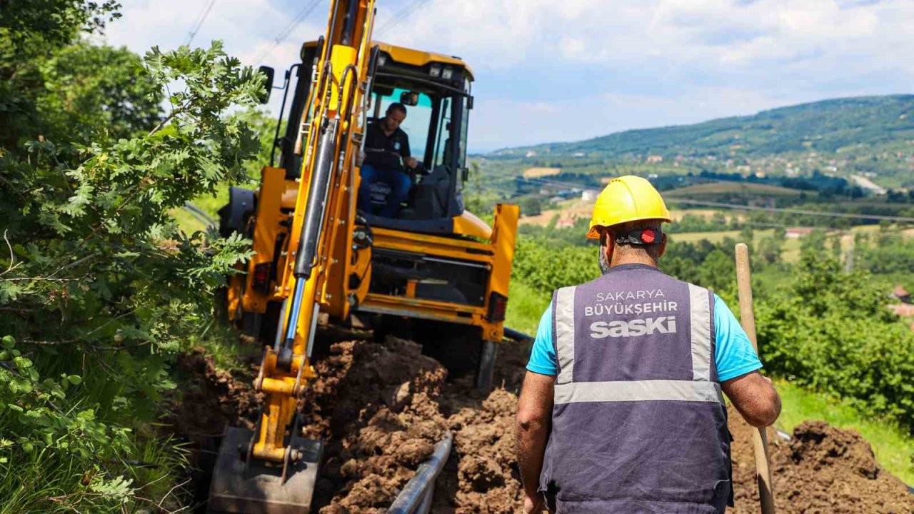 Hendek’in iki mahallesine 3 bin metrelik güçlü altyapı ile kesintisiz içme suyu