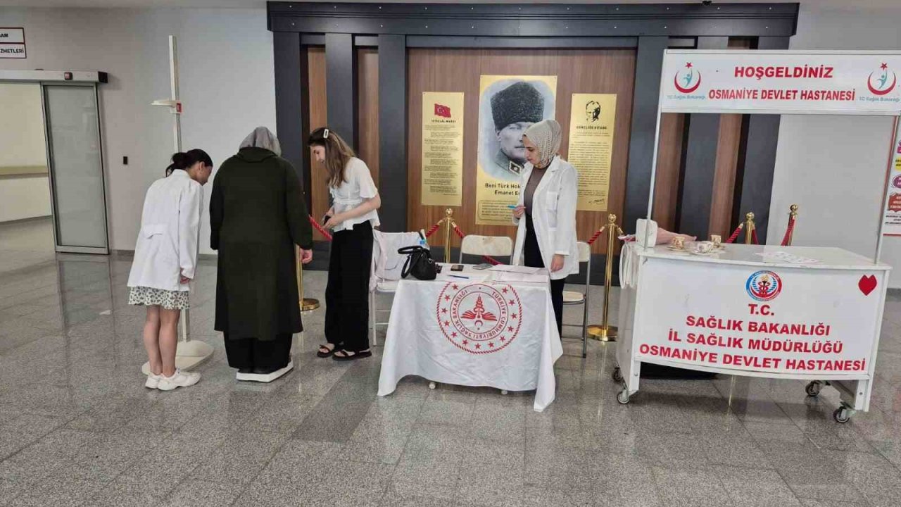 Osmaniye’de 5 bin 880 kişinin boy ve kilo ölçümü yapıldı