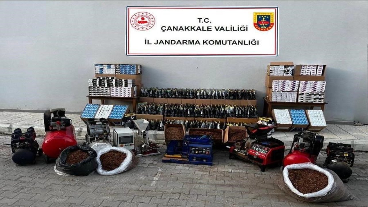 Çanakkale’de Jandarmadan kaçak tütüne geçit yok