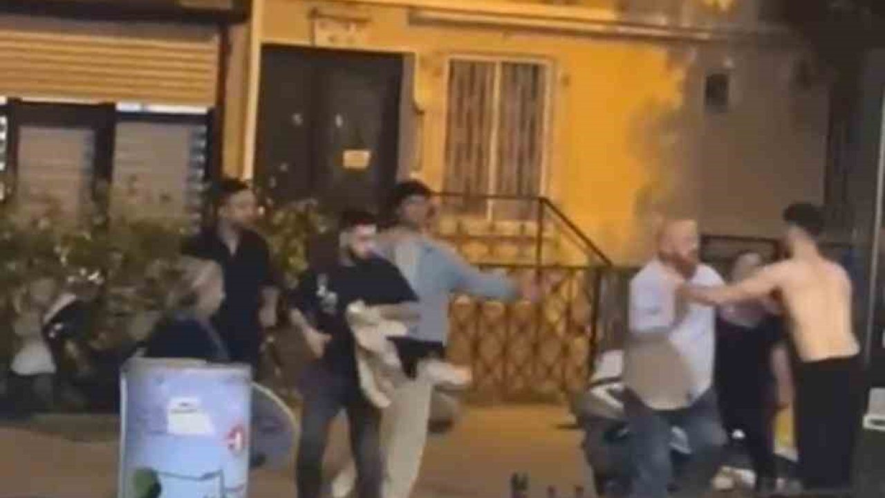 Maltepe’de iki grup arasında kavga: Sandalyeler havada uçuştu