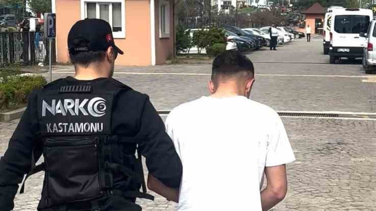 Kastamonu’da uyuşturucuyla yakalanan şahıs tutuklandı