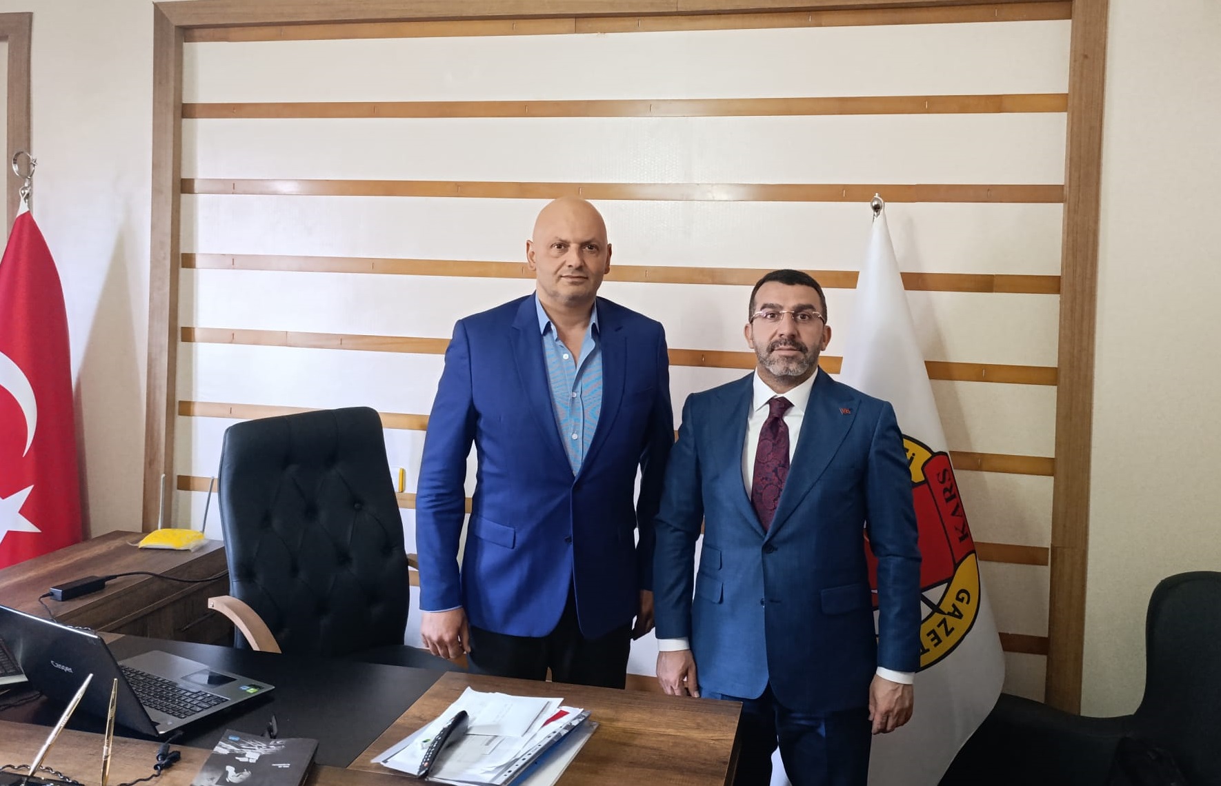 Milletvekili Çalkın'dan Başkan Harmankaya'ya ziyaret