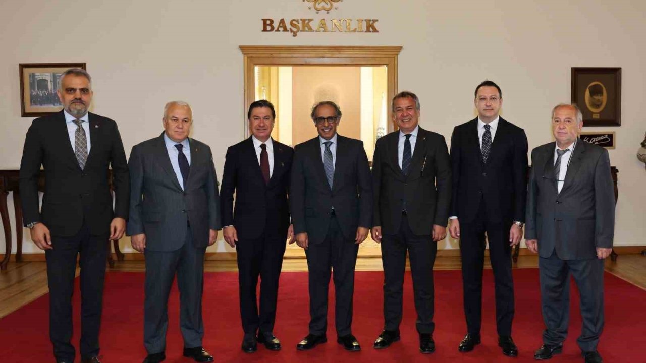 Kuveyt Büyükelçisi Al-Adwani, Başkan Aras’la görüştü