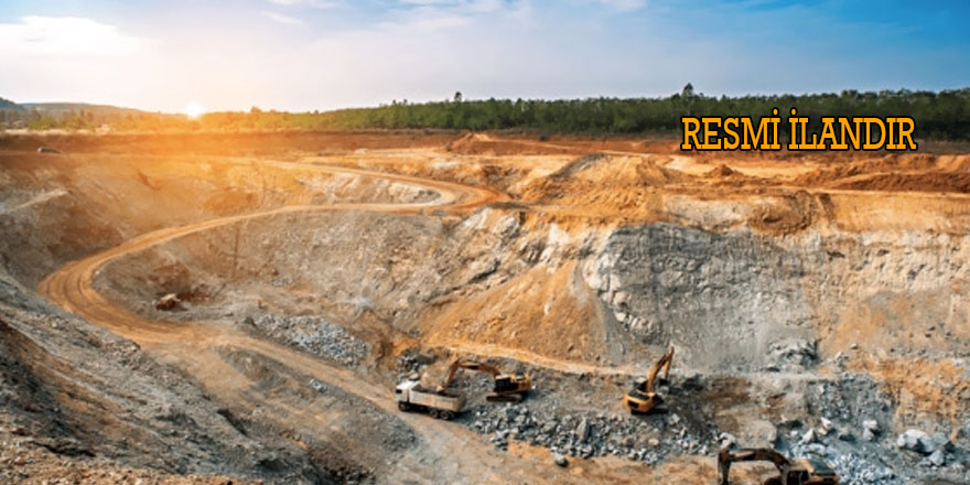 Hammadde Üretim İzin Belgeli Ocak Sahaları İçin YTK İşi