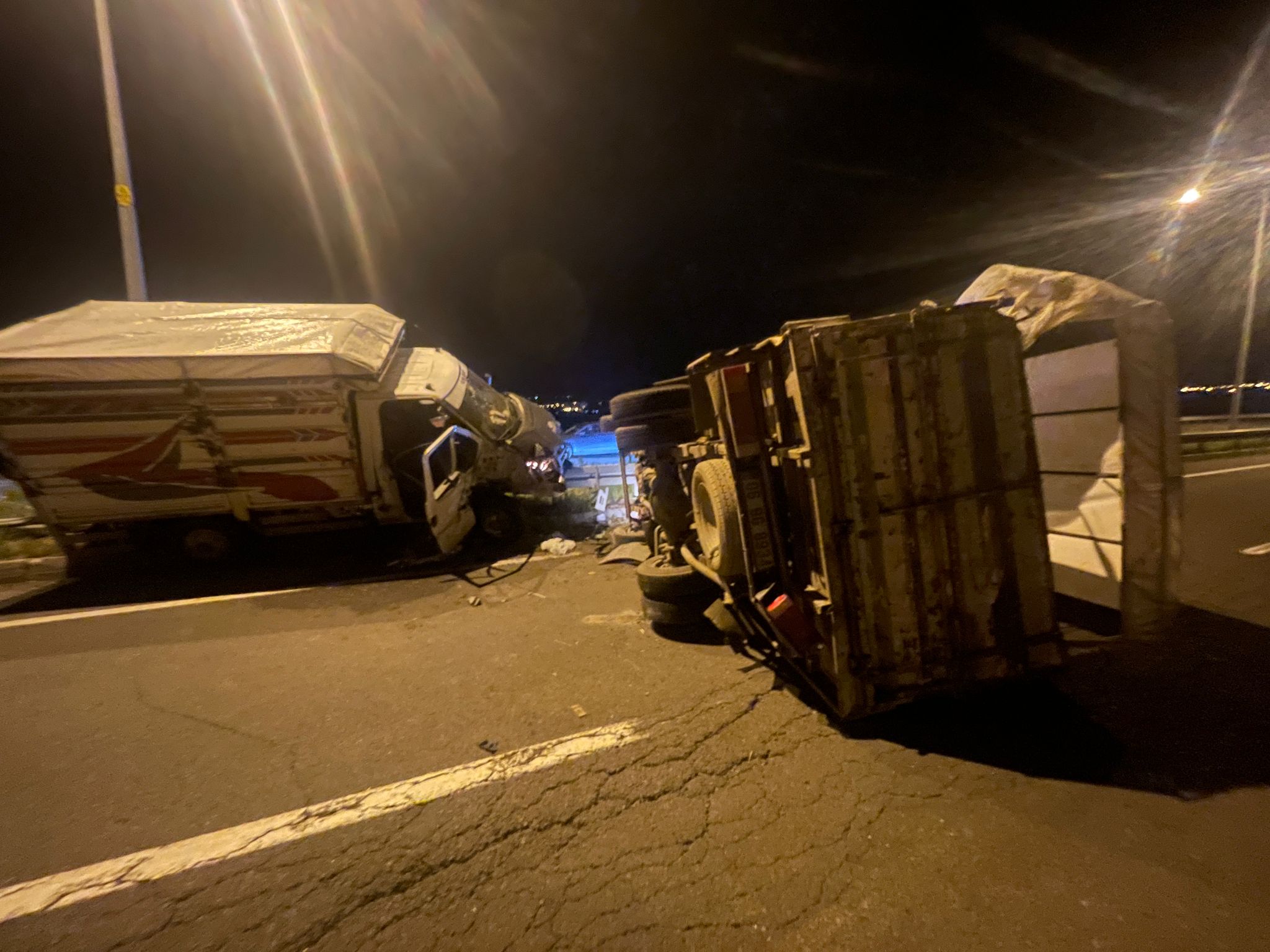 Kars'ta, Bölge Trafik kavşağında kaza meydana geldi