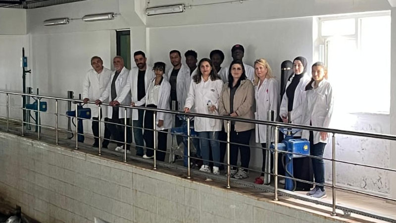 KAÜ Gıda Mühendisliği Öğrencilerinden Su Arıtma Tesisine Teknik Ziyaret
