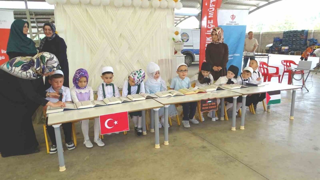 Hisarcık’ta 4-6 Yaş Kur’an Kursu mezuniyet töreni