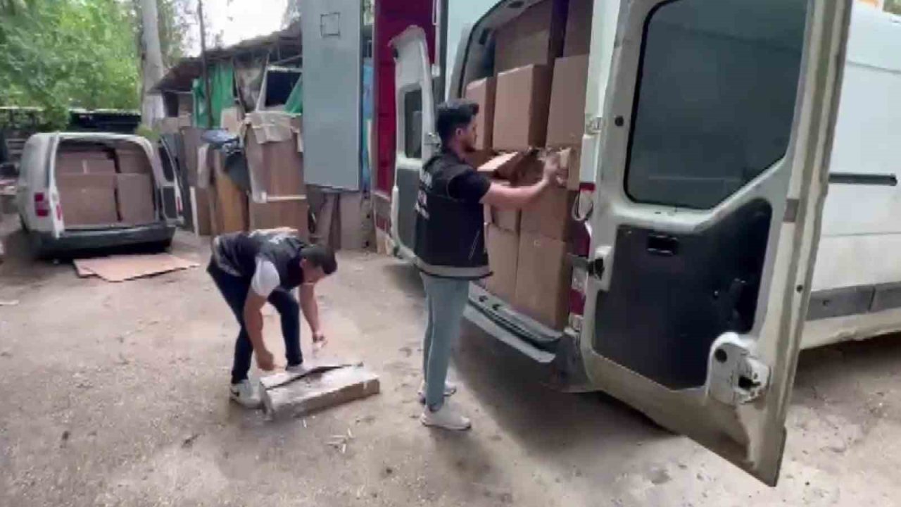 Adana’da 39 milyon TL’lik kaçakçılık operasyonu