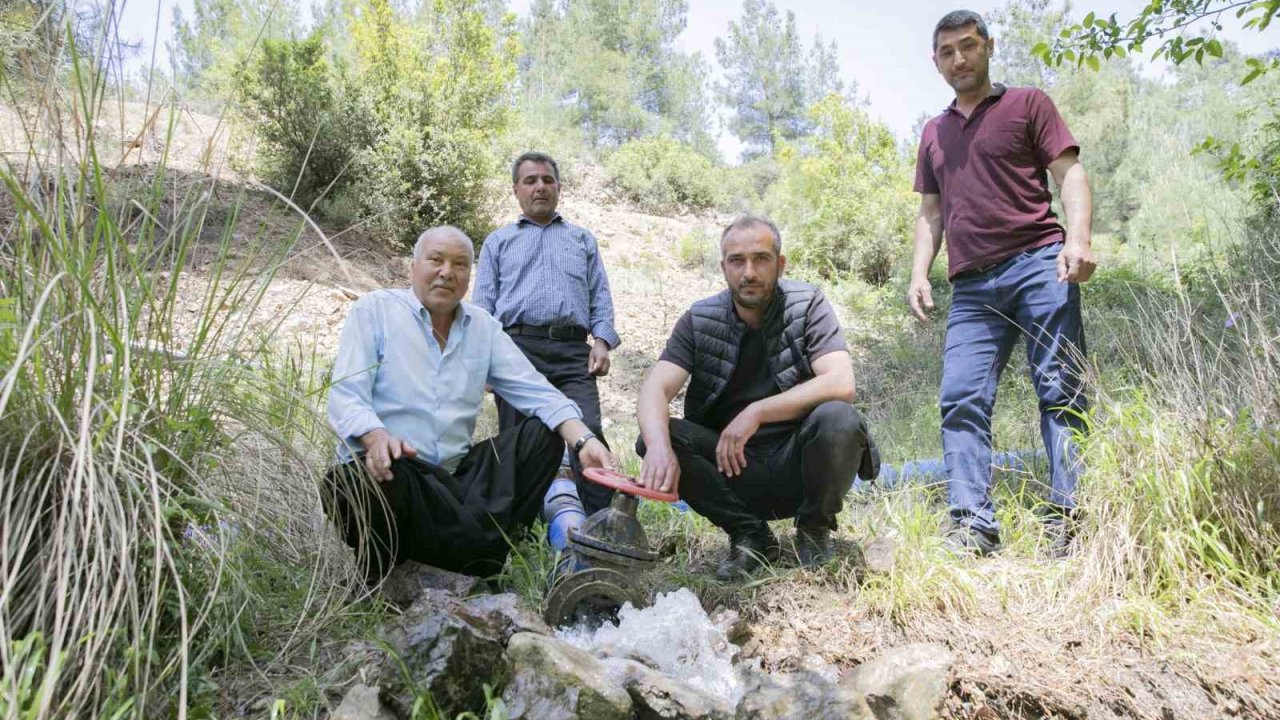 Mersin’de çiftçilerin sulama suyu sıkıntısı gideriliyor