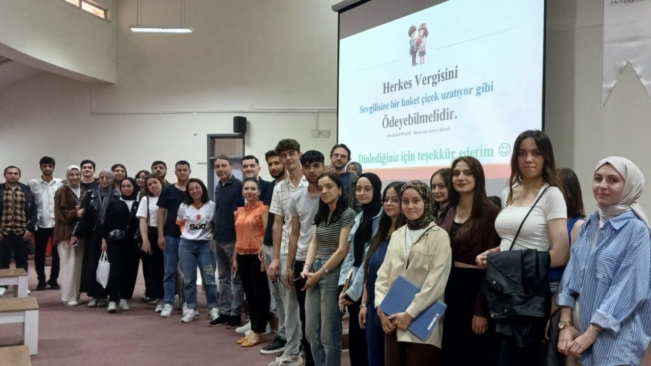 MYO’da ‘Vergi Bilinci’ semineri gerçekleşti