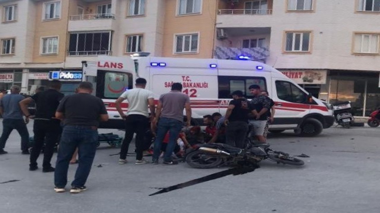 Tırla çarpışan motosikletin sürücüsü ağır yaralandı