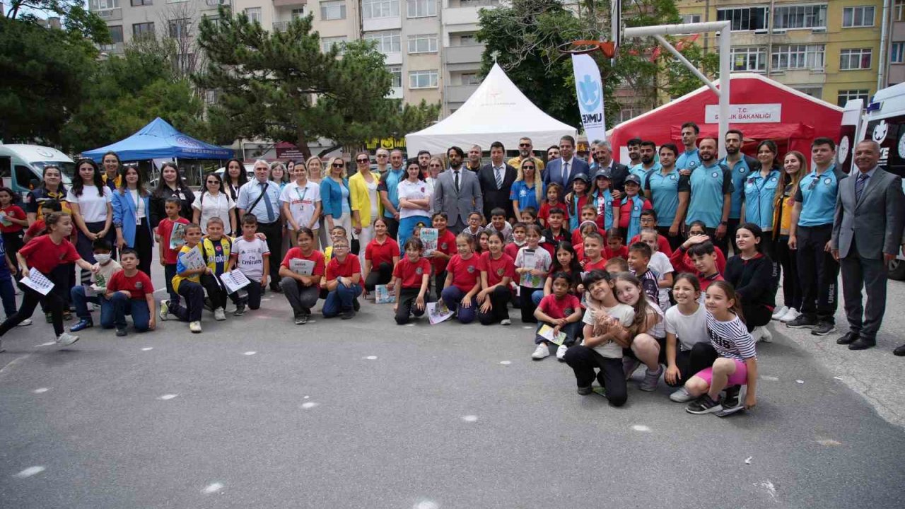 Edirne’de miniklere sağlık bilinci aşılandı