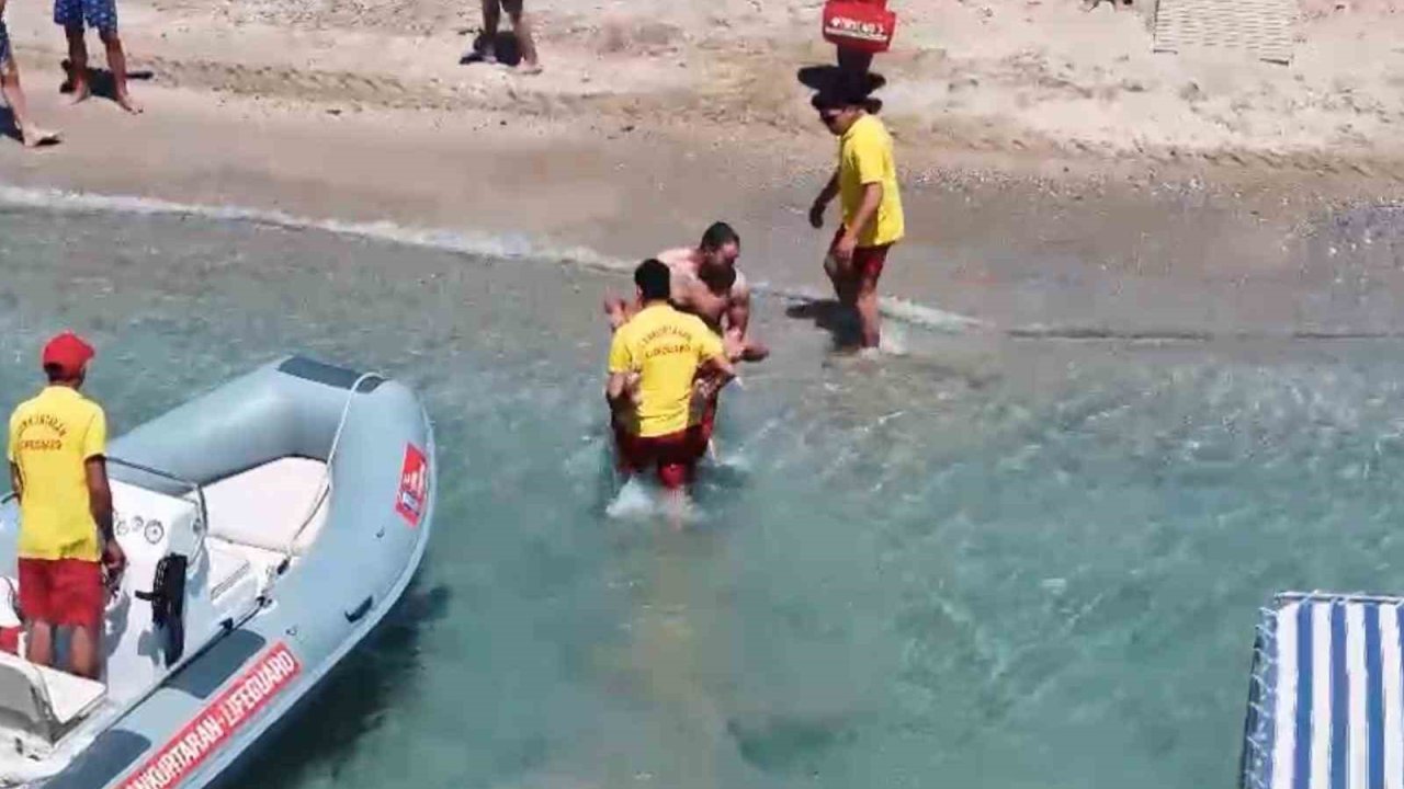 Didim Belediyesi cankurtaran ekiplerinin tatbikatı gerçeğini aratmadı