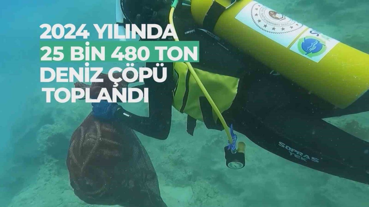 ‘Sıfır Atık Mavi Hareketi’ ile denizlerden 245 bin ton çöp temizlendi