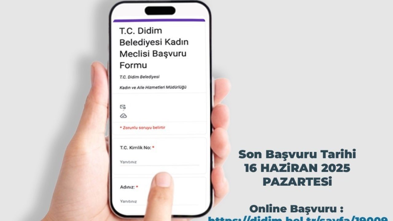 Didim’de Kadın Meclisi başvuruları başladı