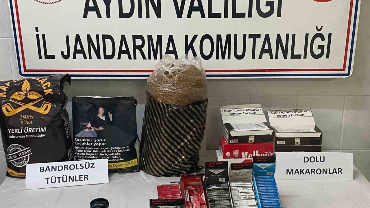 Didim’de kaçak tütün operasyonu