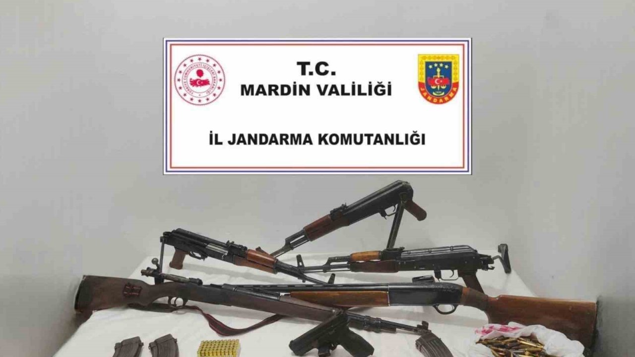 Mardin’de silah ve mühimmat kaçakçılarına operasyon: 1 gözaltı