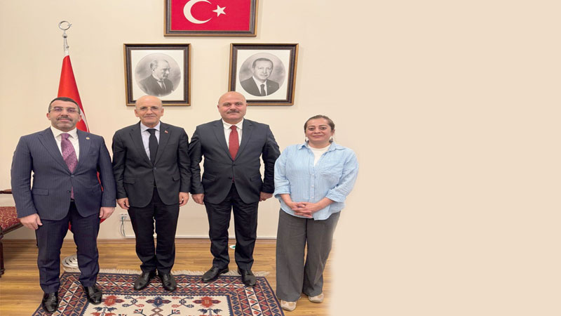 Kars Milletvekili Adem Çalkın'dan Bakan Şimşek'e Ziyaret