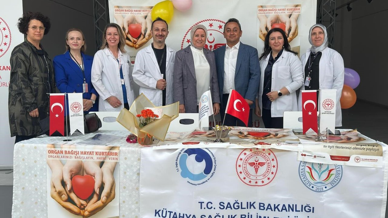 Kütahya’da organ bağışı farkındalık standı