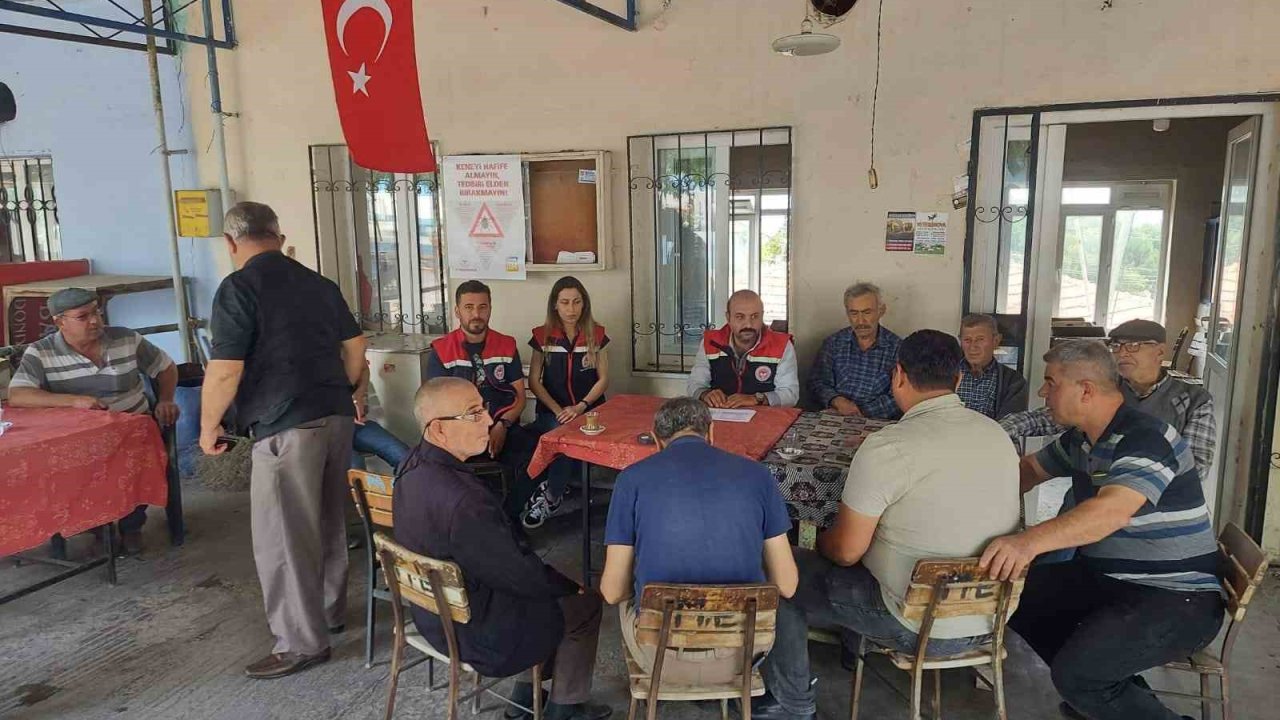 Pamuk ve zeytindeki zararlılarla mücadele yöntemi anlatıldı