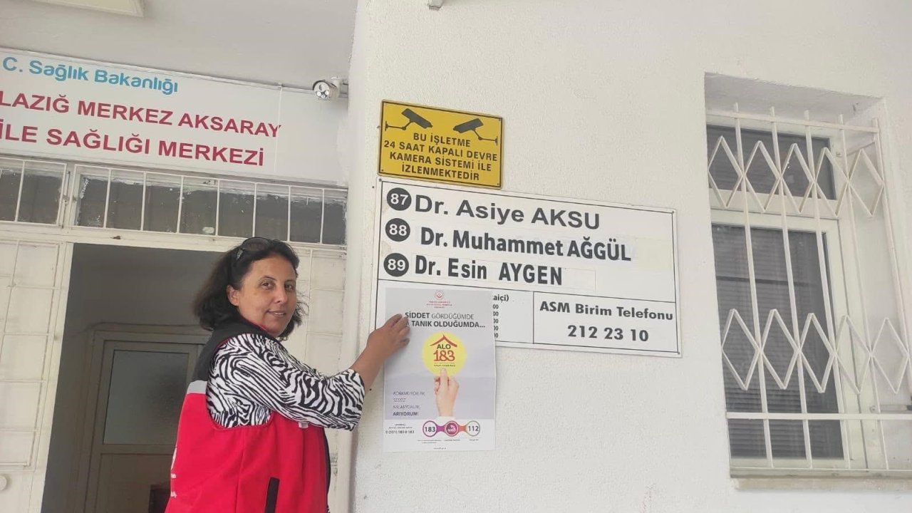 Elazığ’da kadına yönelik şiddetle mücadele çalışmaları