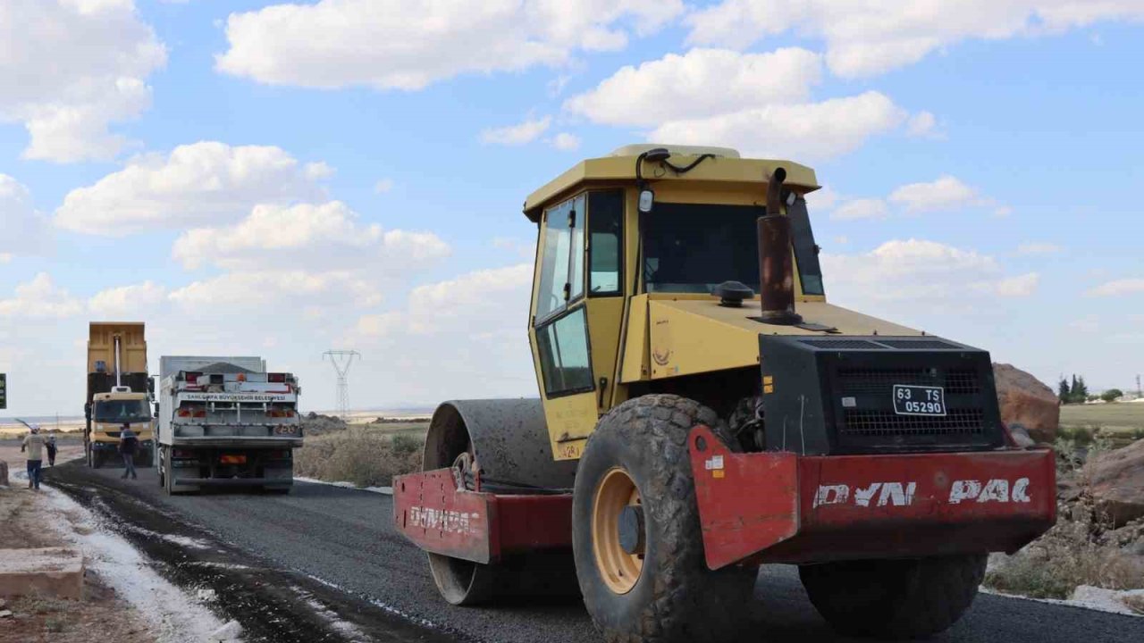 Şanlıurfa’da Sulutepe Göleti Mesire Alanı Yolu yenilendi